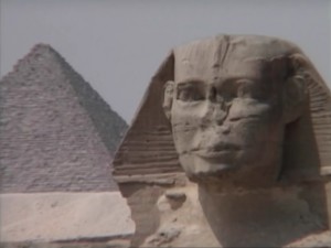 Vision esotérique de l'Egypte : le sphinx.