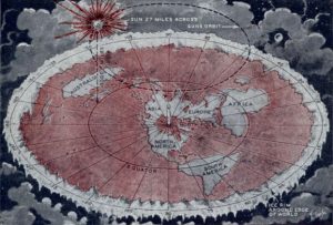 Carte de la terre plate