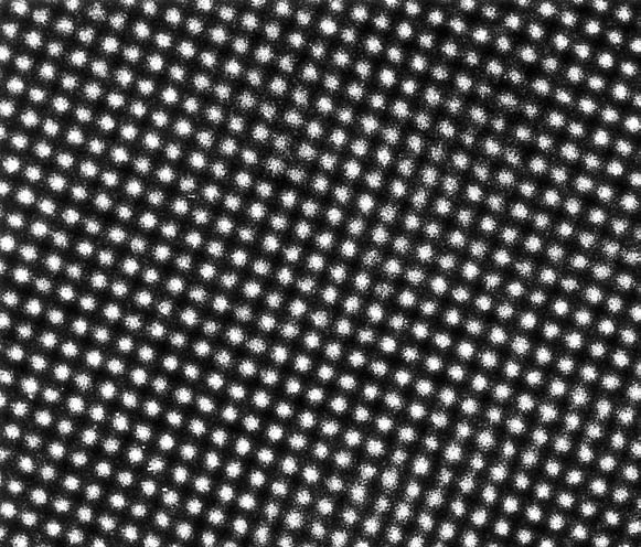 Image des atomes au microscope électronique